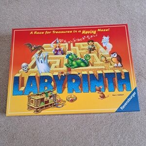 Labyrinth Board Game Ravensburger Complete Moving Maze Tile Strategy  2007